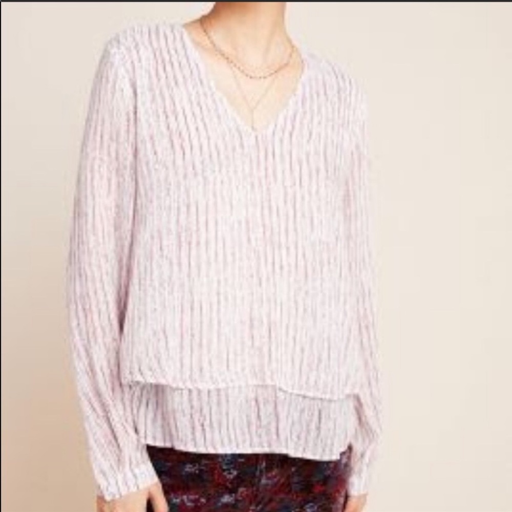Anthropologie Cloth & Stone Victoria blouse size M